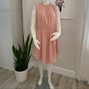 H&M Sleeveless Knee-Length Pink Dress